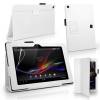 Leather Stand Case For Sony Xperia Tablet Z White (OEM)